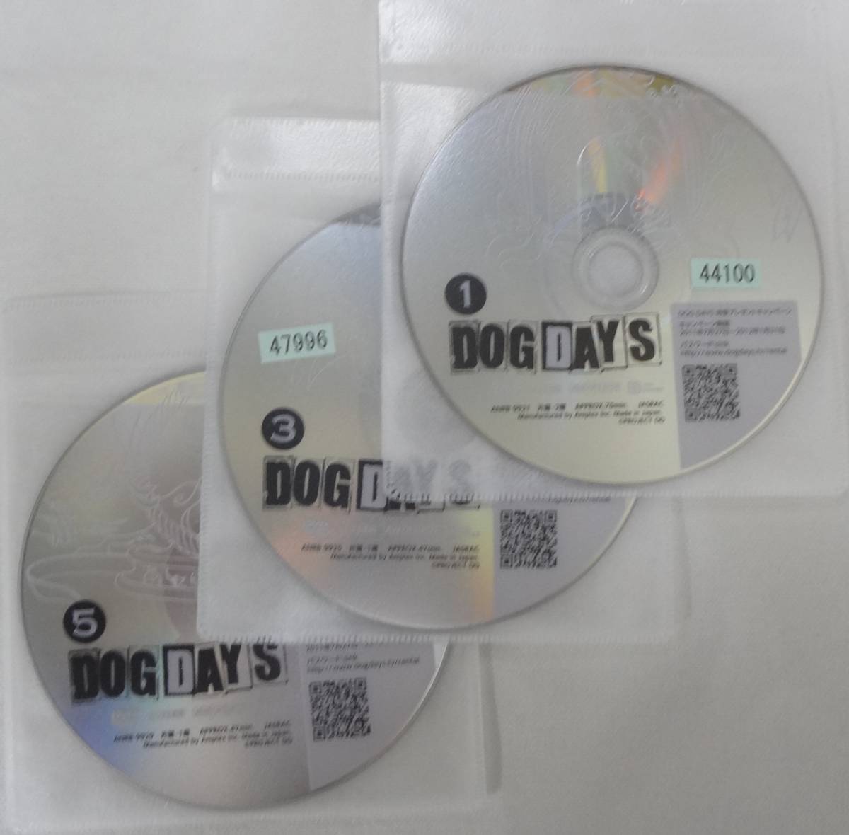 送料無料　レンタル落ち中古DVD　DOGDAYS　ドッグデイズ　全6巻セット
