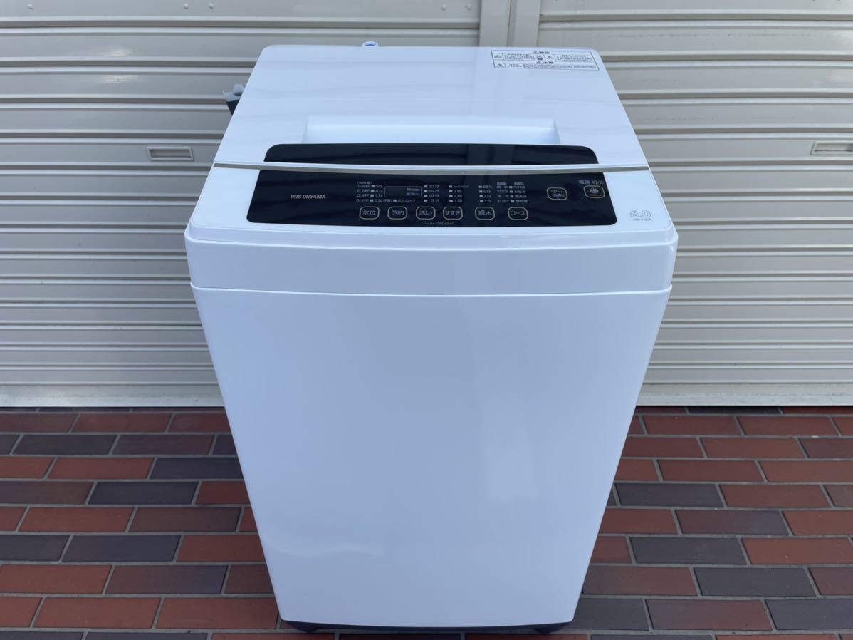 2021年製 アイリスオーヤマ IRIS OHYAMA 全自動洗濯機 IAW-T602E 6.0kg 