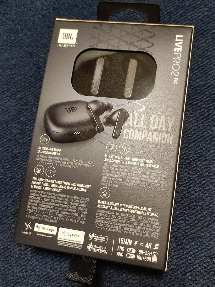 新品未開封☆JBL ワイヤレスイヤホン LIVE PRO2 TWS ノイズキャンセ