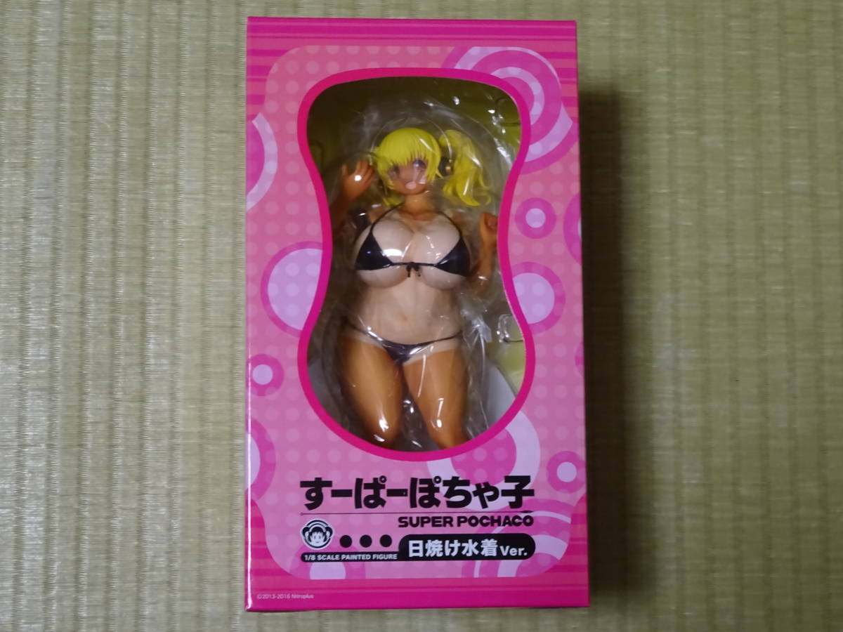 未開封 フリーイング すーぱーぽちゃ子 日焼け水着Ver. 1/8 FREEing pa ...