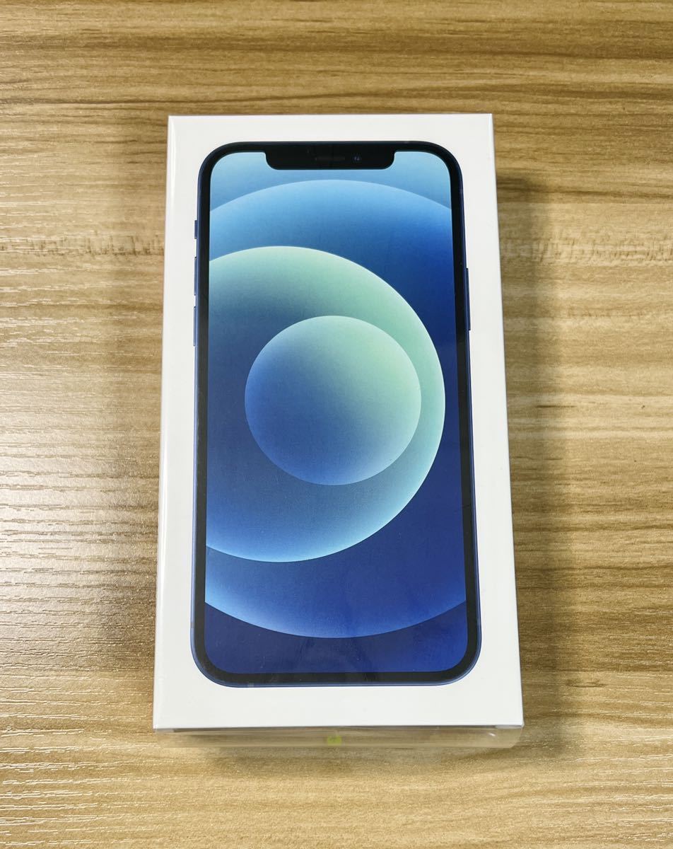 超目玉】 【新品未使用】iPhone12 64GB ブルー 青 SIMフリー au SIM 