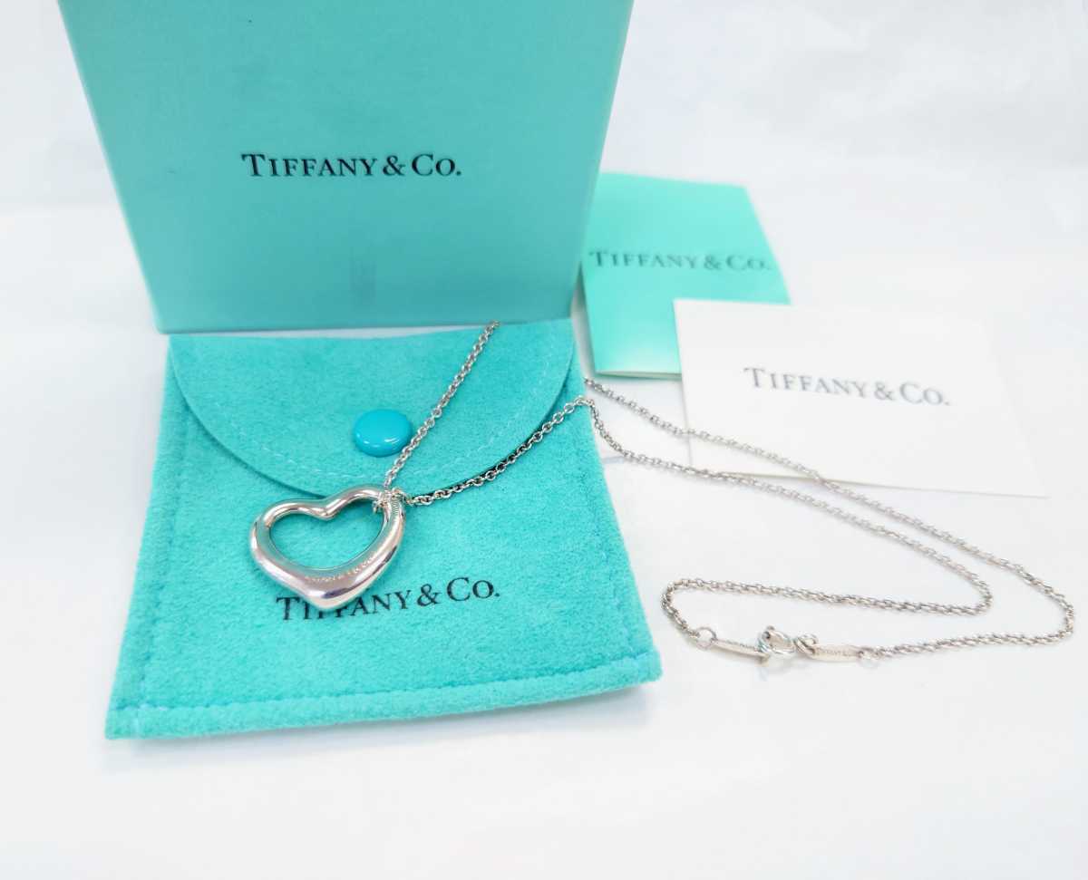 当社の ティファニー TIFFANY&CO. オープンハート +◇20 三越 925