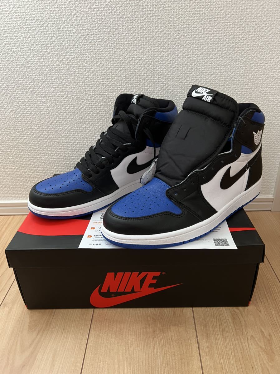 交換無料!交換無料!AJ1 エアジョーダンワンハイ Royal Toe ロイヤル