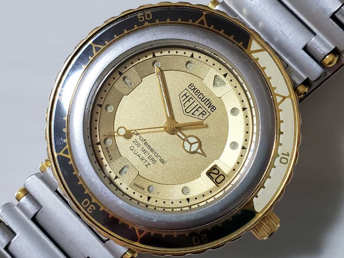 タグホイヤー Professional プロフェッショナル【915.413】紳士用高級腕時計 コンビモデル 純正ブレスレット