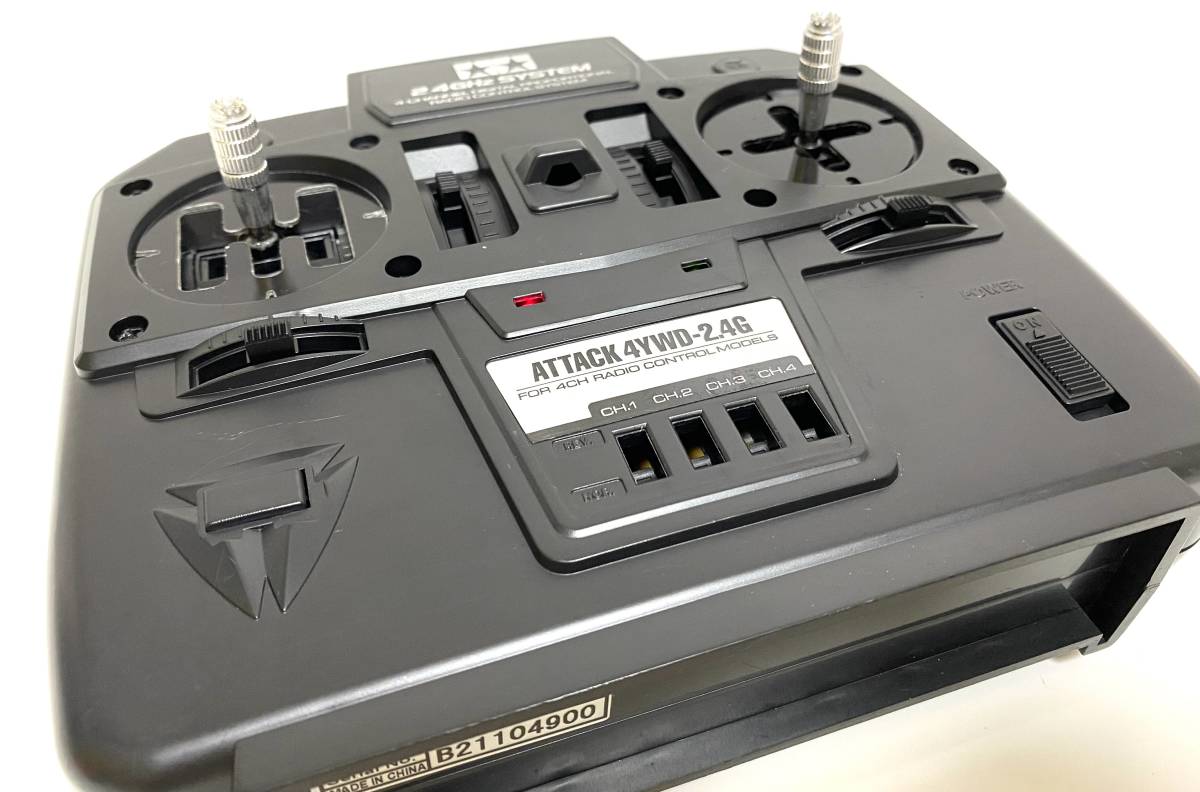☆タミヤ ATTACK 4YWD-2.4G.送信機 R204GF-T.受信機 .フタバ ☆タミヤ ATTACK 4YWD-2.4G.送信機 R204GF-T.受信機 .フタバ