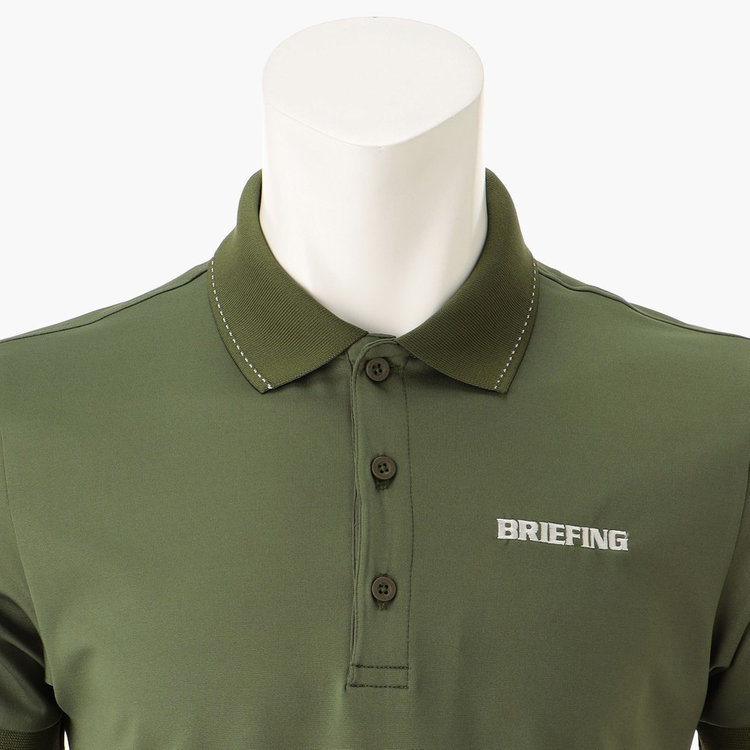 新品未使用 ブリーフィング ゴルフ ポロシャツ TOUR POLO OLIVE サイズM_画像5