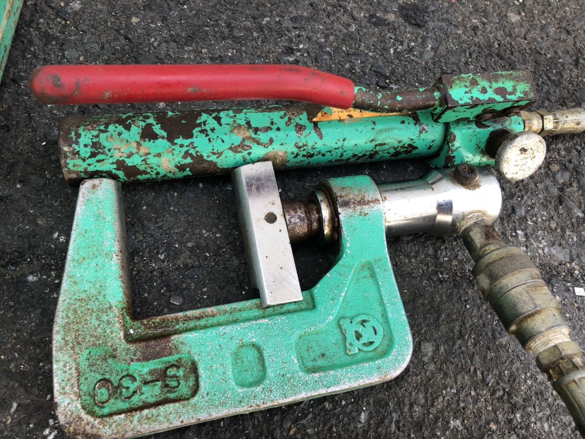 亀倉精機 手動油圧式 パイプ断水機 S-30 ポンプ PX-2 圧着 止水 亀倉精機 手動油圧式 パイプ断水機 S-30 ポンプ PX-2 圧着 止水