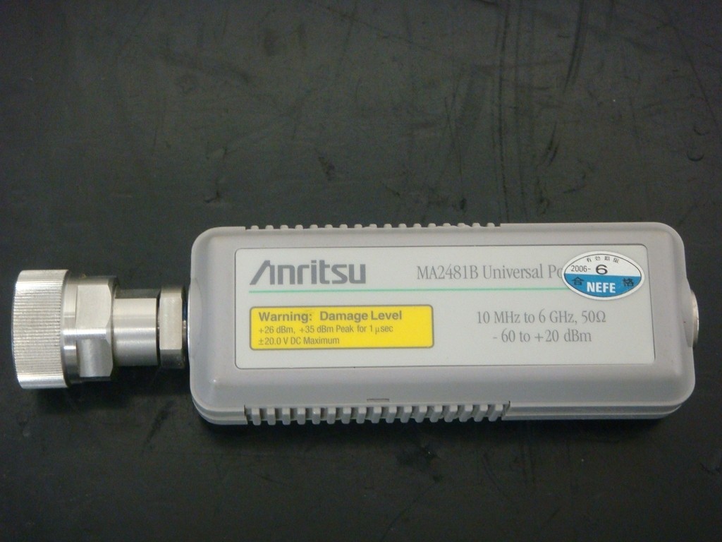 正常動作品】ANRITSU MA2481B /01 10MHz-6GHz パワーセンサ