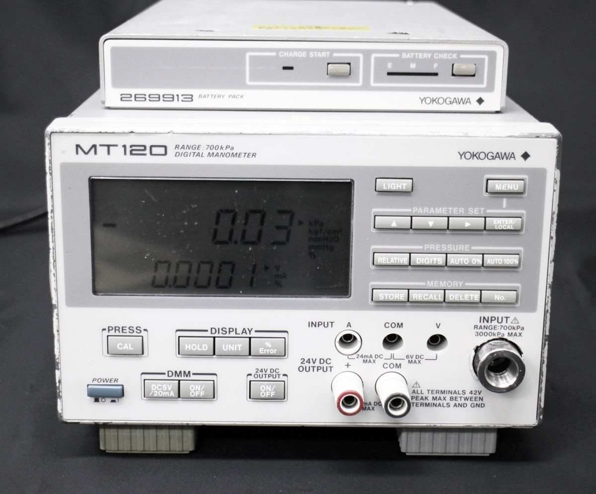 YOKOGAWA 2652-03 デジタル圧力計 測定器 YOKOGAWA 2652-03 デジタル圧力計 測定器