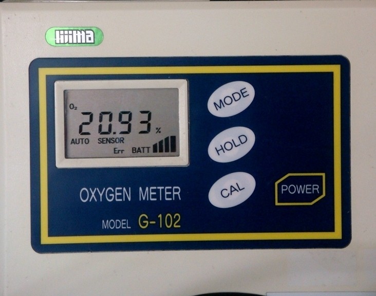 正常動作品】飯島電子工業 G102 酸素濃度計 正常動作品】飯島電子工業 G102 酸素濃度計