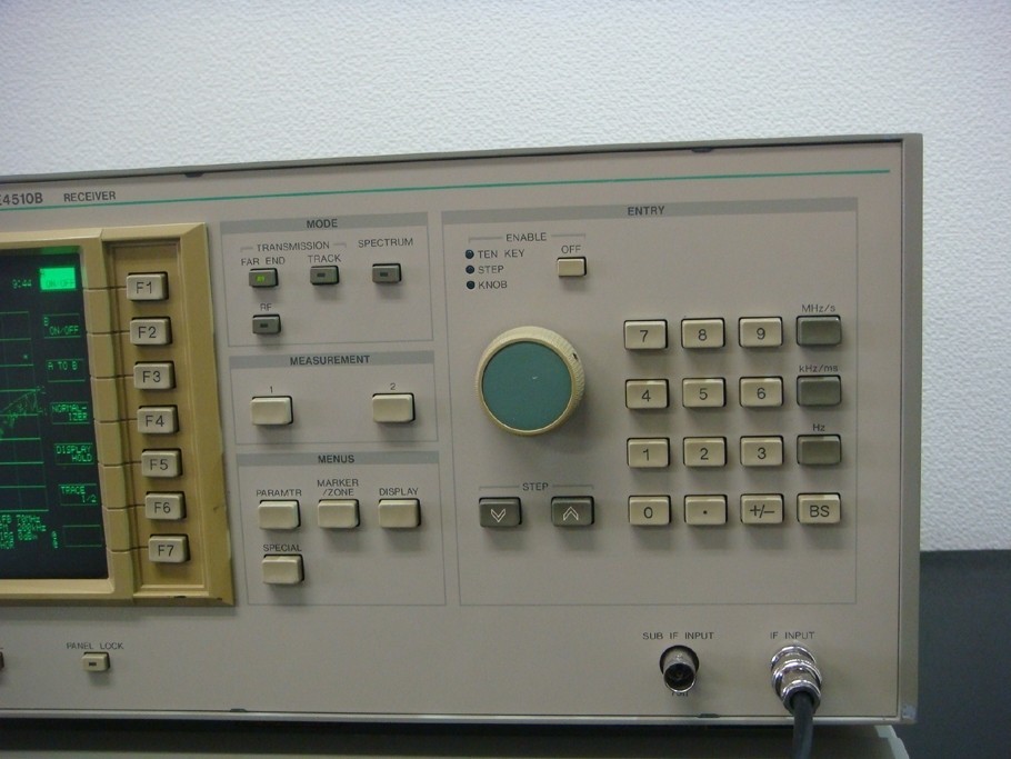 【正常動作品】ANRITSU ME4510B ディジタルマイクロウェーブシステムアナライザ_画像3