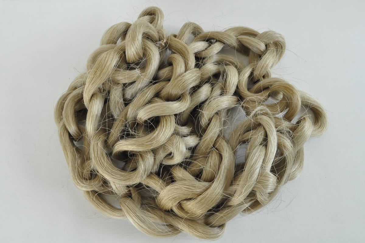 รายละเอียดสินค้าของ古い 絹糸 紐状 編んである 糸 紐 絹 裁縫 古物 民