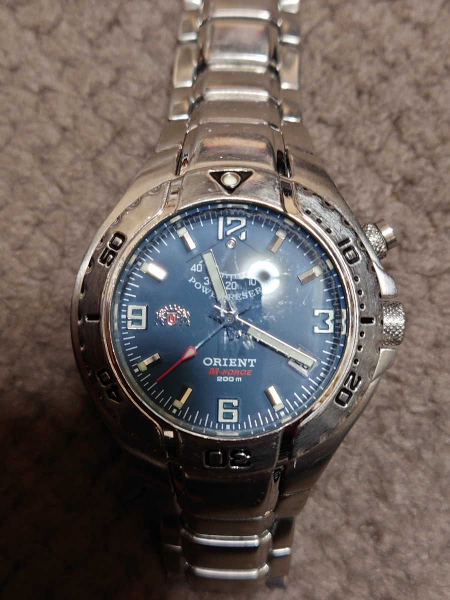 国内正規品】 ORIENT M-FORCE 200m防水機能付き ecousarecycling.com