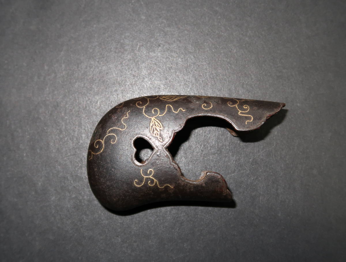 鉄地金象嵌鐺.古作.拵.刀剣鍔拵鞘武具根付 bpbd.kendalkab.go.id