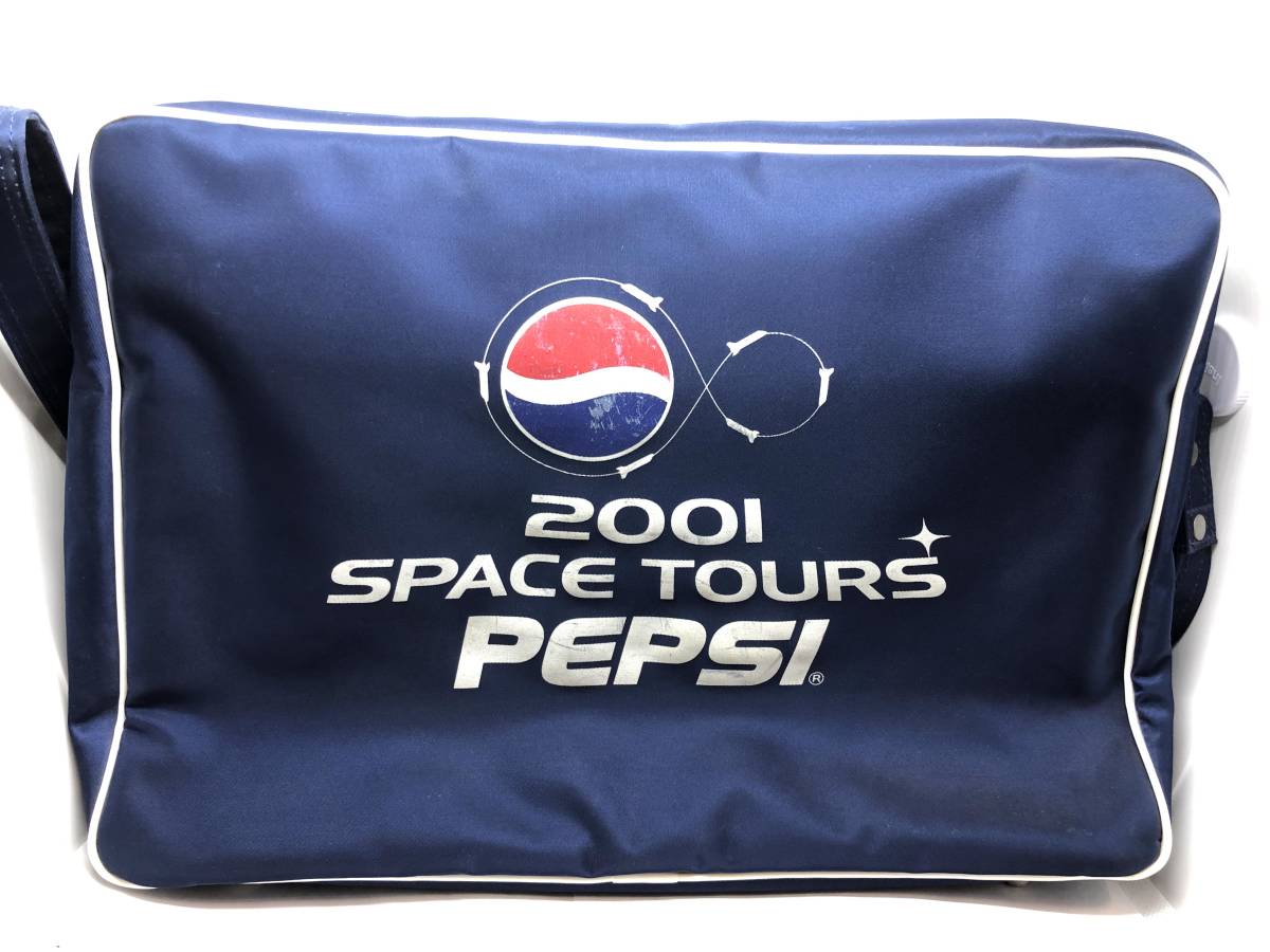 非売品★PEPSI ペプシ★2001 SPACE TOURS★トラベルバッグ ショルダーバッグ_画像3
