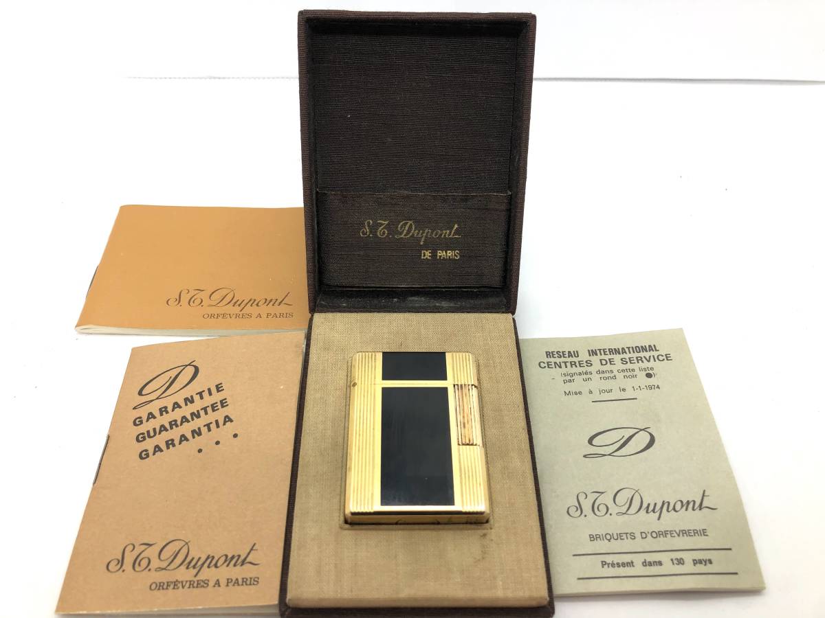 S.T.Dupont デュポン☆都彰 ライン1 スモール ショート ガスライター