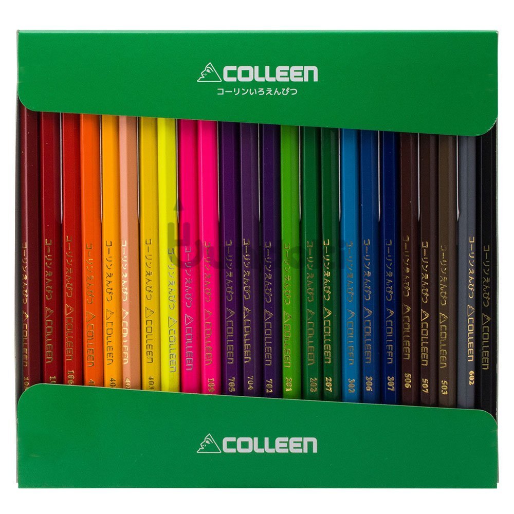 コーリン色鉛筆 colleen 775六角 24色紙箱入り色鉛筆_画像2