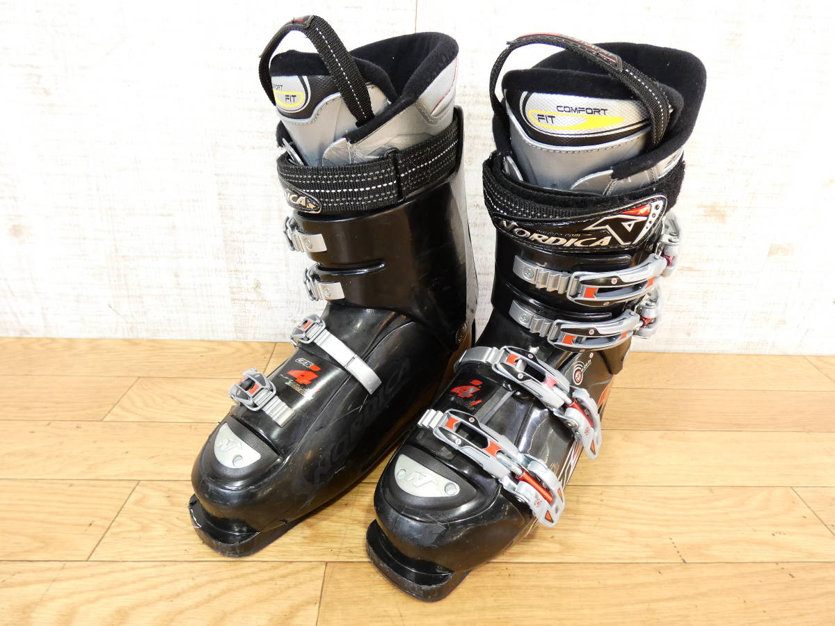 NORDICA/ノルディカ スキーブーツ メンズ GTS4 26.0-26.5cm/305mm ブラック アダルト規格 年式不明 ＠１００