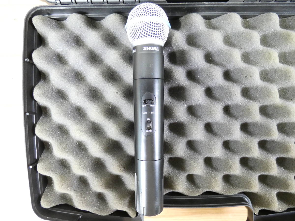 SHURE ワイヤレスマイク/受信機 UT4A-RN / BETA 58a 音響機器 イベント