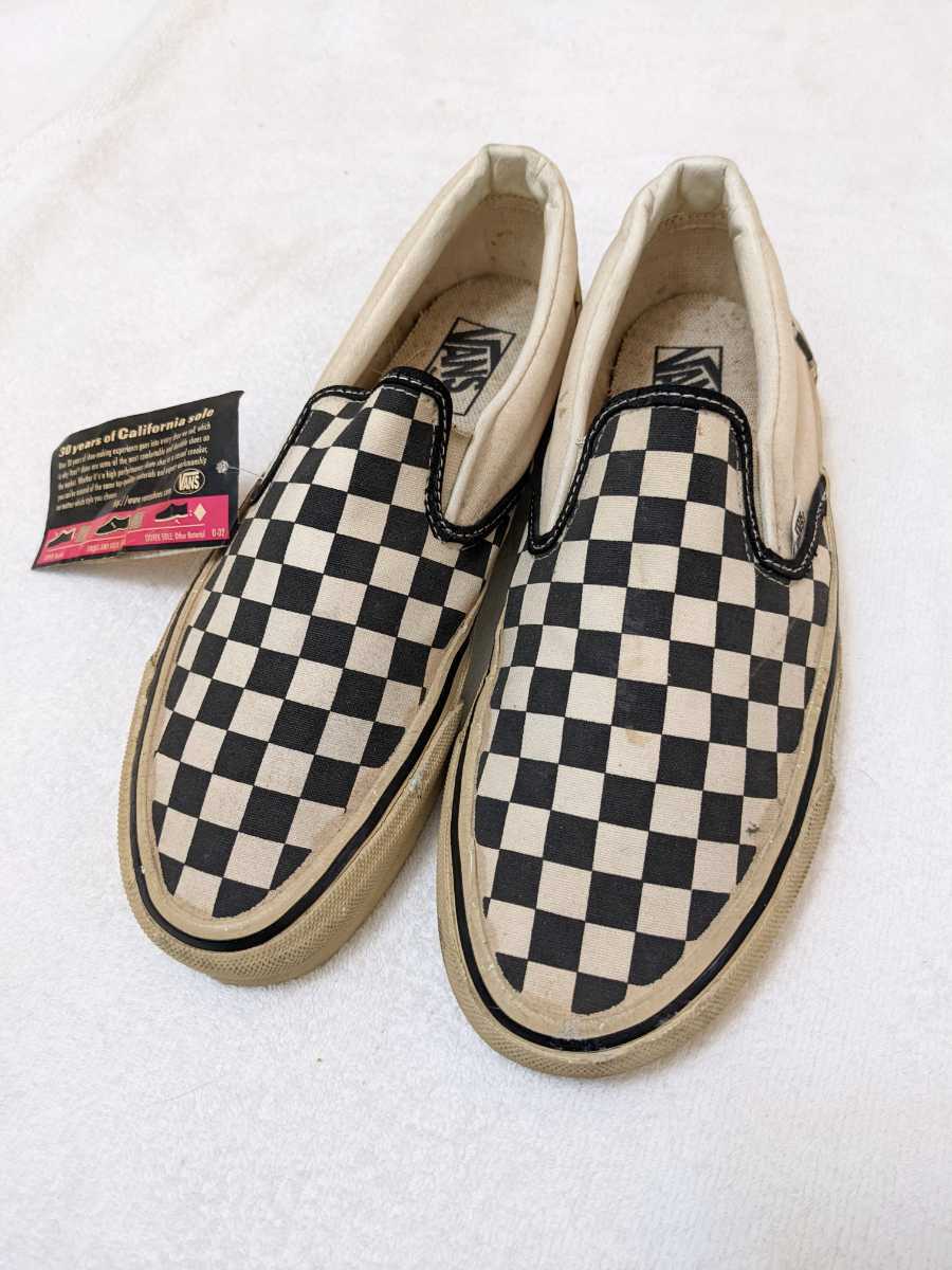 90s VANS デッドストック 9 USA製 スリッポン 長期保管品 90s VANS デッドストック 9 USA製 スリッポン 長期保管品
