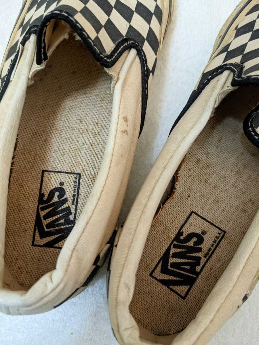 90s VANS デッドストック 9 USA製 スリッポン 長期保管品 90s VANS デッドストック 9 USA製 スリッポン 長期保管品