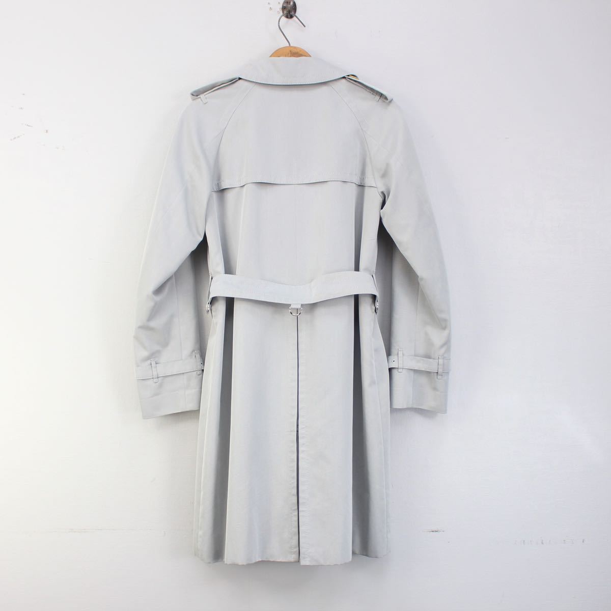 Aquascutum BELTED TRENCH COAT WITH WOOL LINER MADE IN JAPAN/アクアスキュータムウールライナー付トレンチコート_画像5