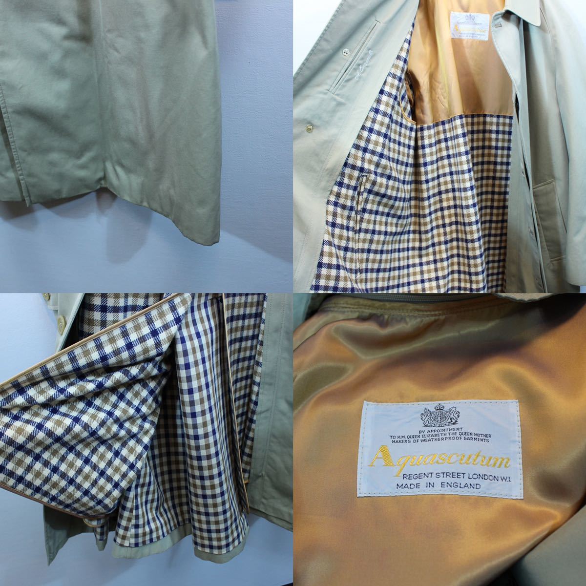 Aquascutum BALMACAAN COAT MADE IN ENGLAND/アクアスキュータムバルマカーンコート(ステンカラーコート)_画像9