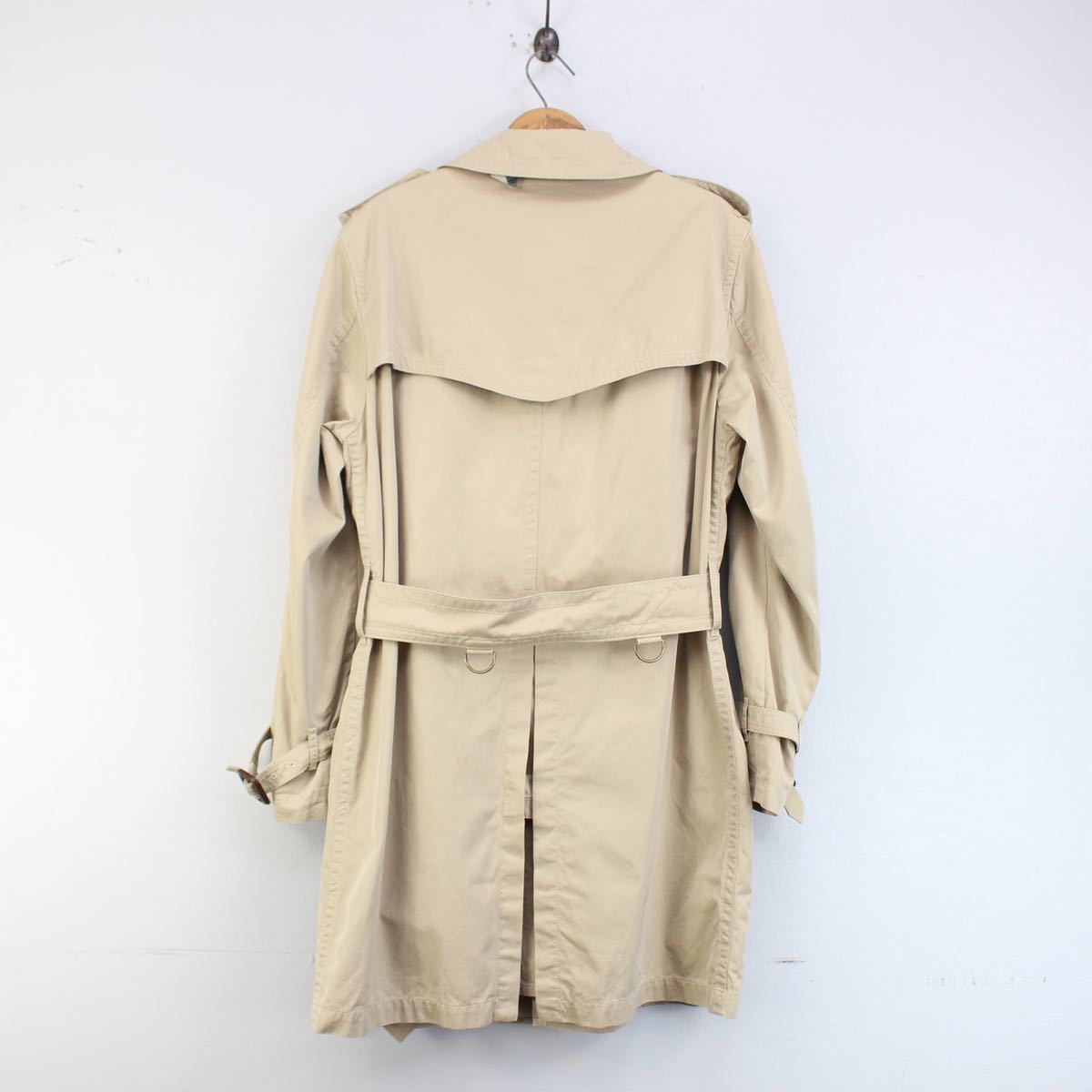 BURBERRY LONDON GABARDINE COTTON TRENCH COAT MADE IN JAPAN/バーバリーロンドンギャバジンコットントレンチコート_画像5