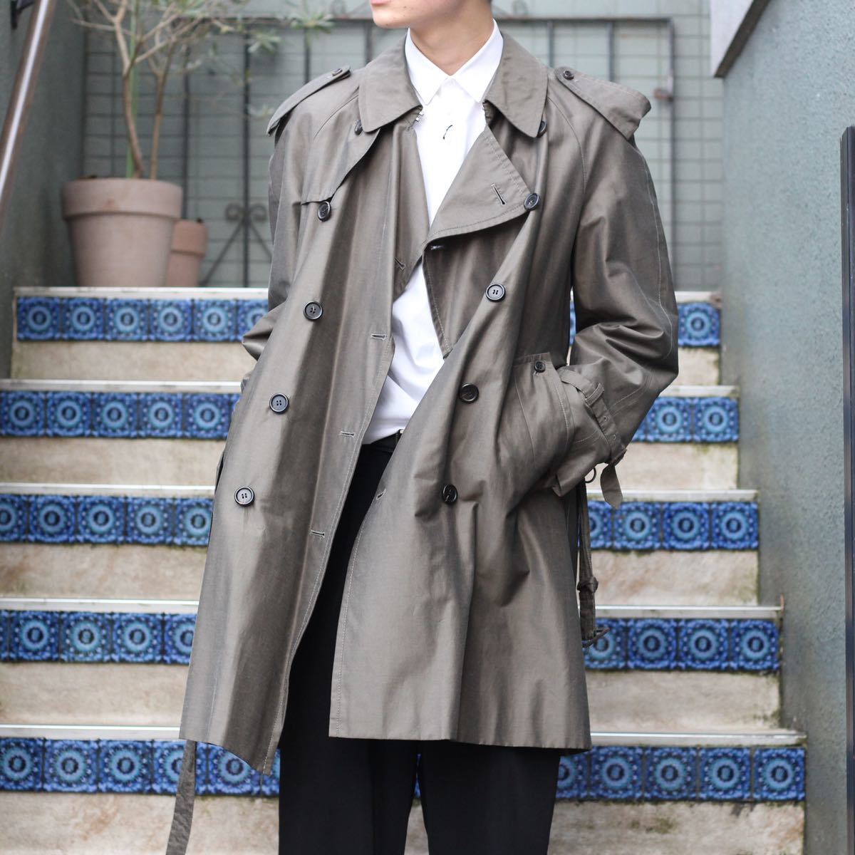 Aquascutum TRENCH COAT MADE IN ENGLAND/アクアスキュータムトレンチコート_画像2