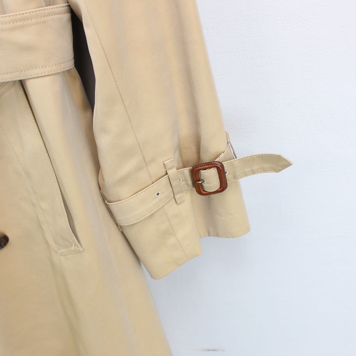 BURBERRY LONDON GABARDINE COTTON TRENCH COAT MADE IN JAPAN 