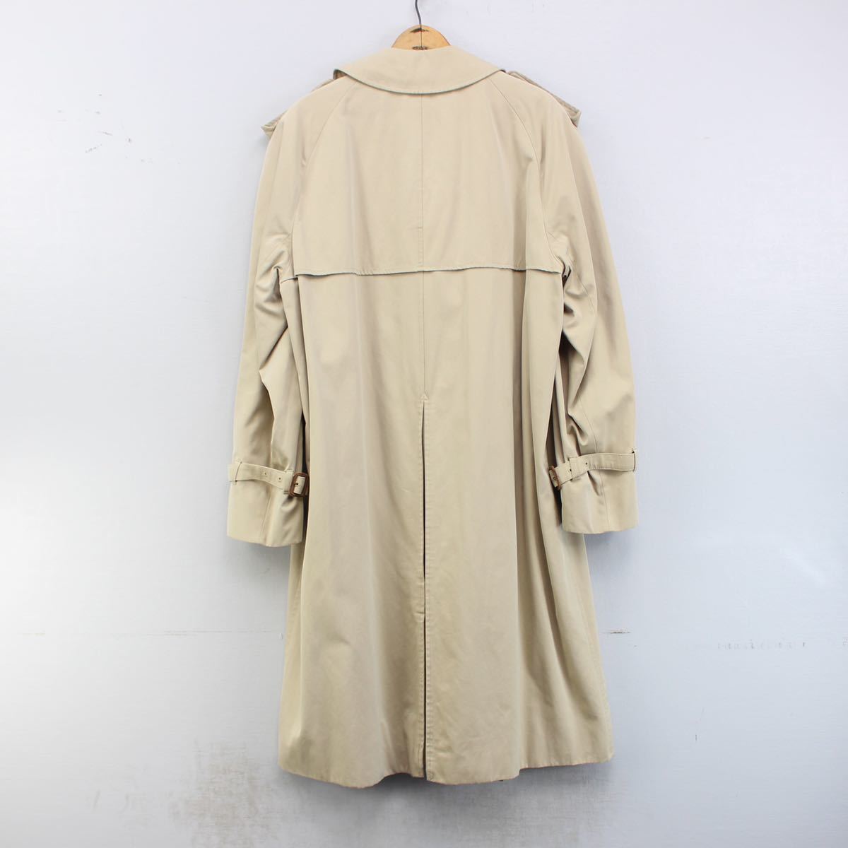 激安の TRENCH COTTON GABARDINE Aquascutum COAT ENGLAND/アクア