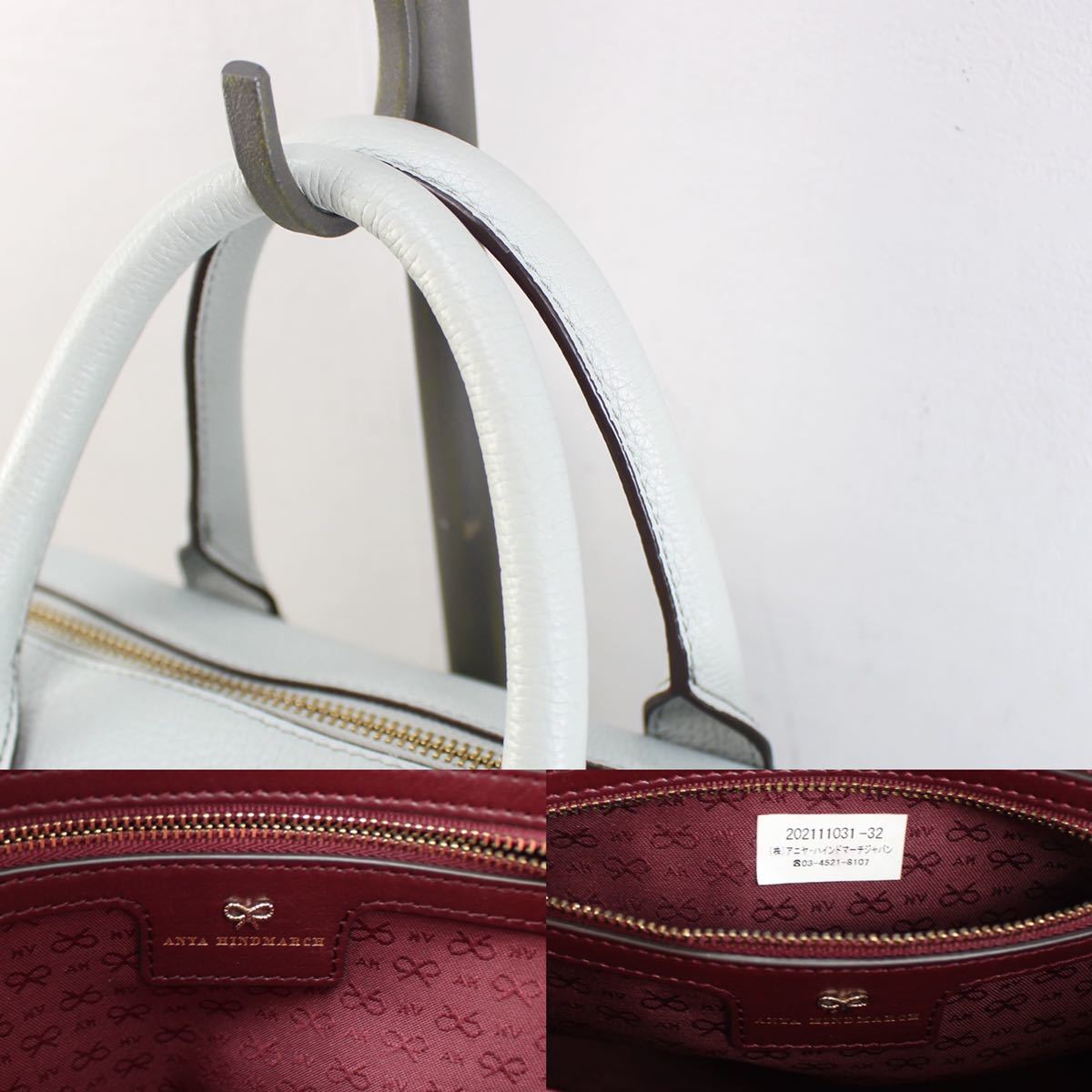 ANYA HINDMARCH CARCAR LETHER 2WAY SHOULDER BAG/アニヤハインド