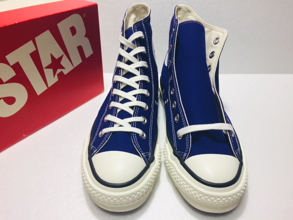 未使用!! コンバース 日本製 CANVAS ALL STAR J HI PURPLE オールスター パープル 紫 26.5cm us 8.0 MADE IN JAPAN 箱付き_画像3