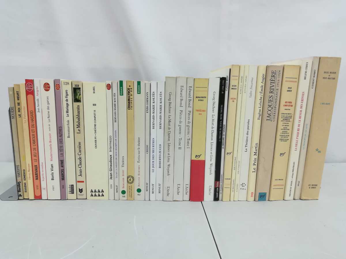 【まとめ】演劇・戯曲関連のフランス語書籍　35冊セット　洋書/ペーパーバック/シナリオ/脚本/希少本多数/Jean【2204-082】_画像1