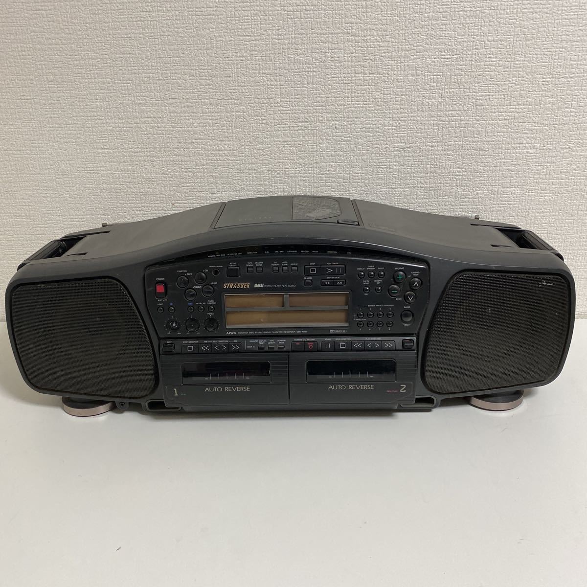一円スタート】AIWA アイワ CSD-XR90 CDラジカセ カセットレコーダー y