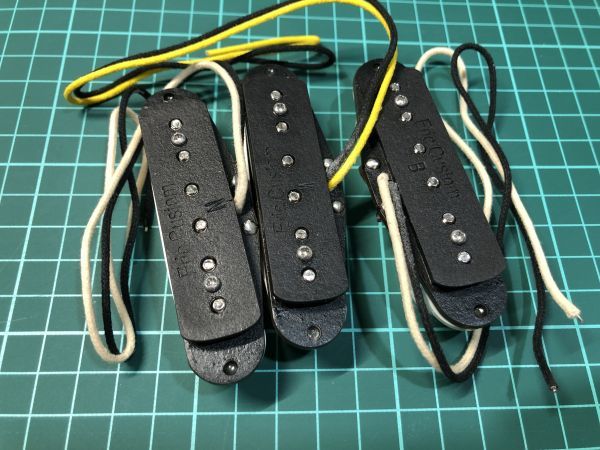 Eric Custom Hand Wired P90 Black シングルPU セット 高さ21mm Eric Custom Hand Wired P90 Black シングルPU セット 高さ21mm