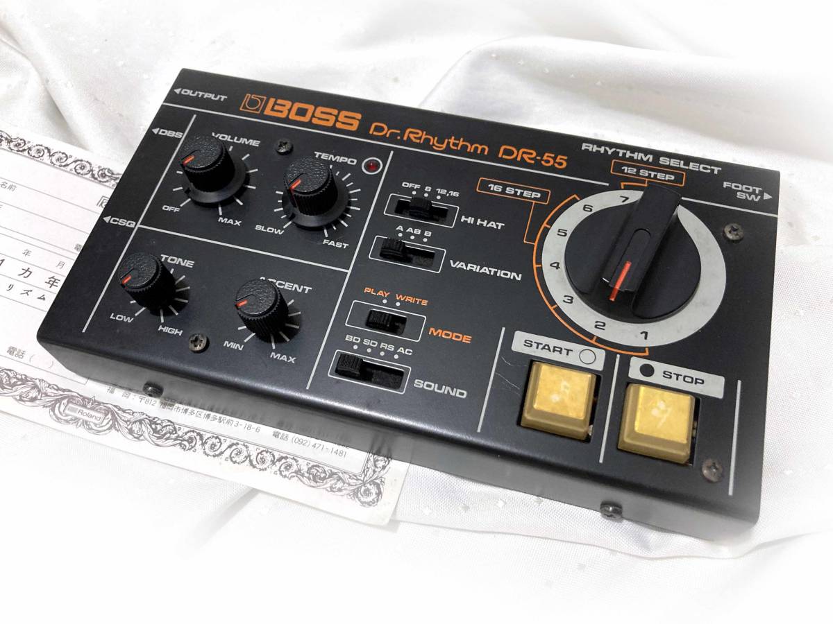 ンプレート ヤフオク! BOSS DR-55 アナログリズムボックス Dr.Rh
