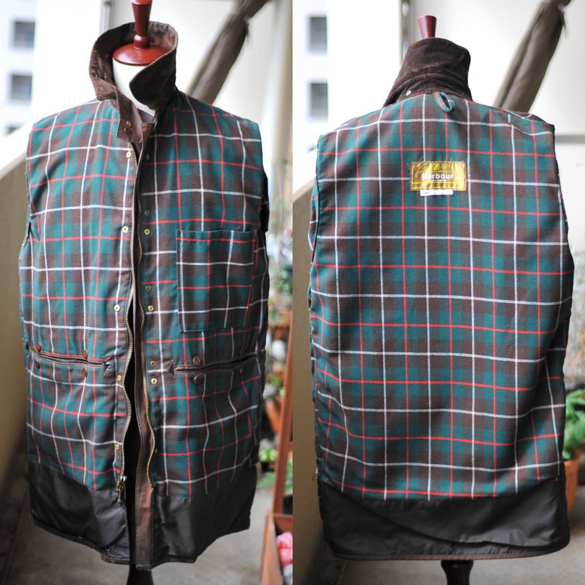 貴重70sゴールドラベル 1クレスト Vintage Barbour NORTHUMBRIA