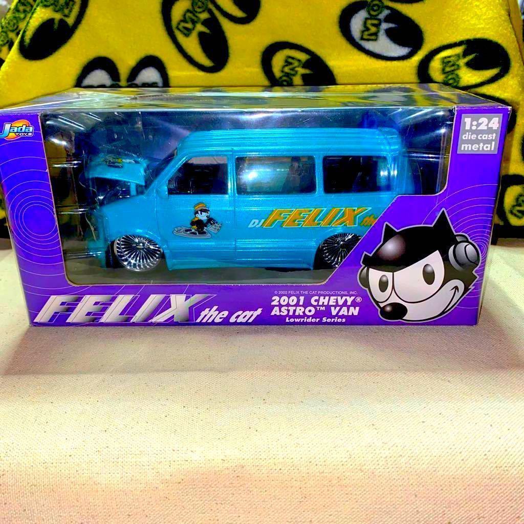 激レア☆未開封☆Jada TOYS Felix the Cat 2001 Chevy Astro Van