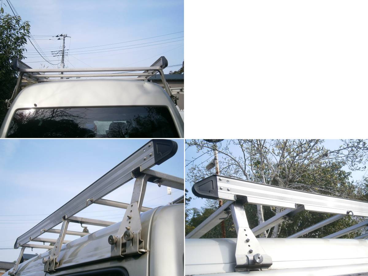 [ rare! roof carrier SET]* Sambar.TV1.TV2.TW1.TW2. aluminium / made of stainless steel. carrier. sleeping area in the vehicle. solar panel *