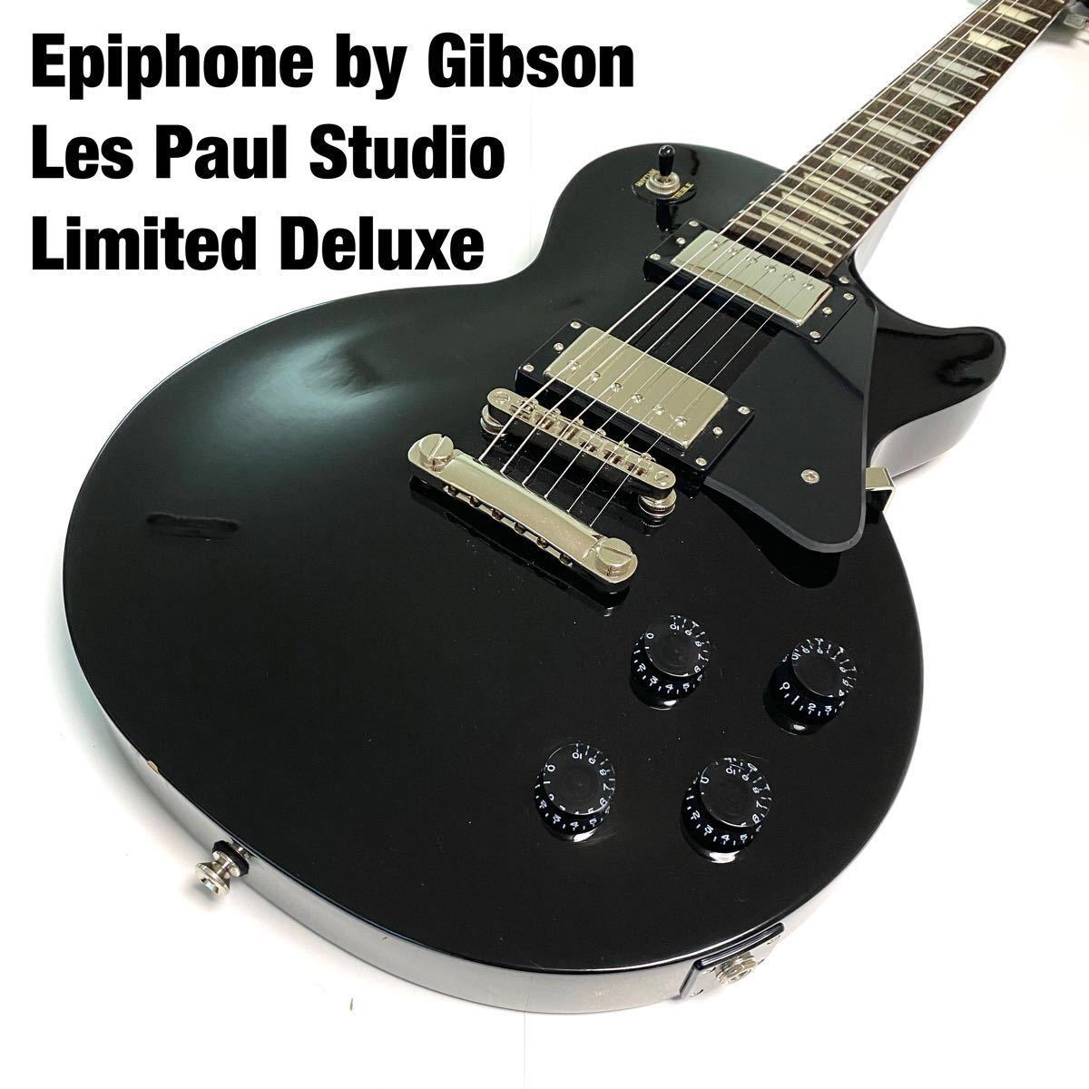 Paypayフリマ 美品 限定モデル Epiphone By Gibson レスポールスタジオ Deluxe ブラック エレキギター ケース付