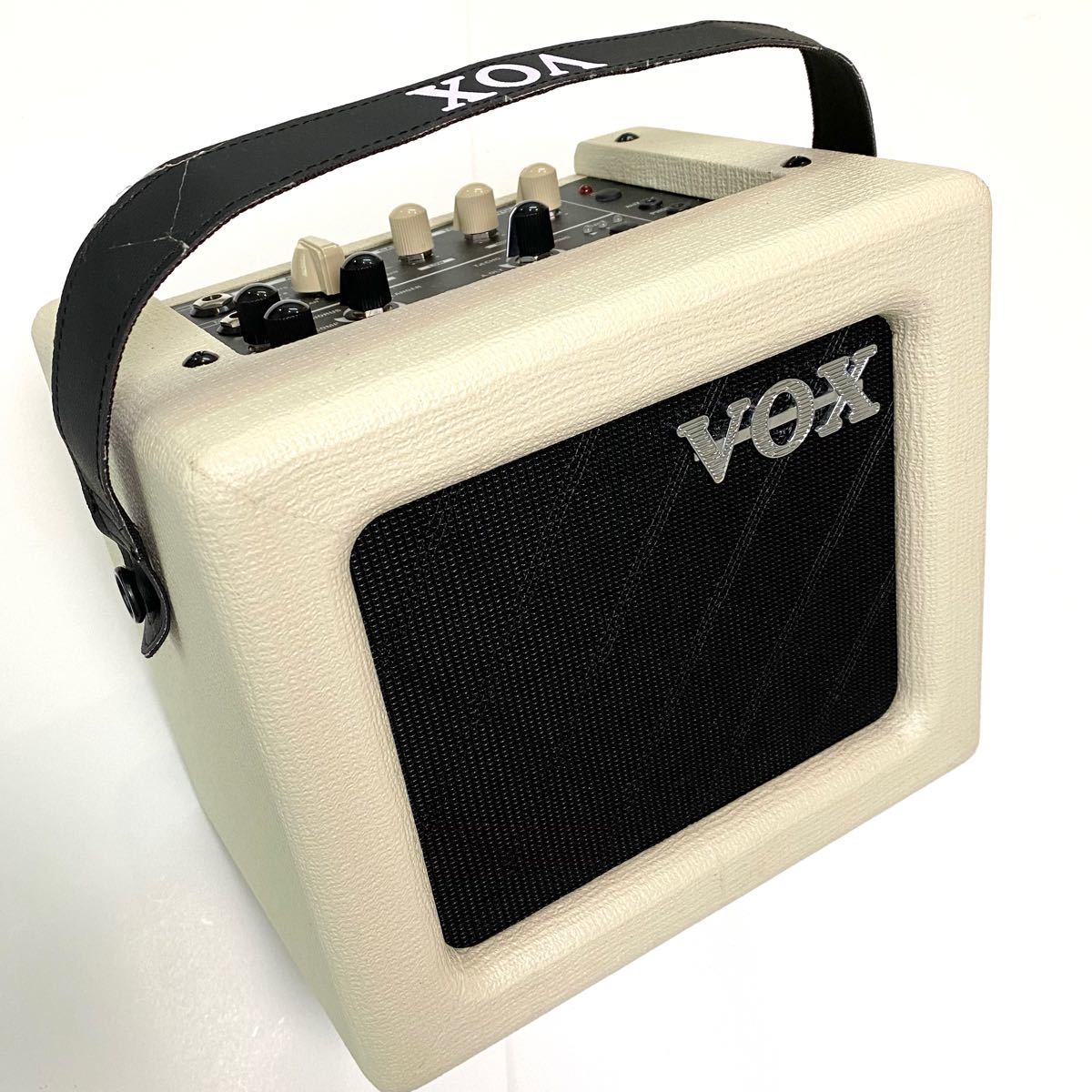 限定セール！】 VOX 説明書とACアダプターあり ギター用 アイボリー モデリングアンプ VOX MINI3-G2 IV アイボリー MINI5  ギターアンプ 自宅練習 Rhythm ストリート最適 電池駆動 マイク入力 MP3接続