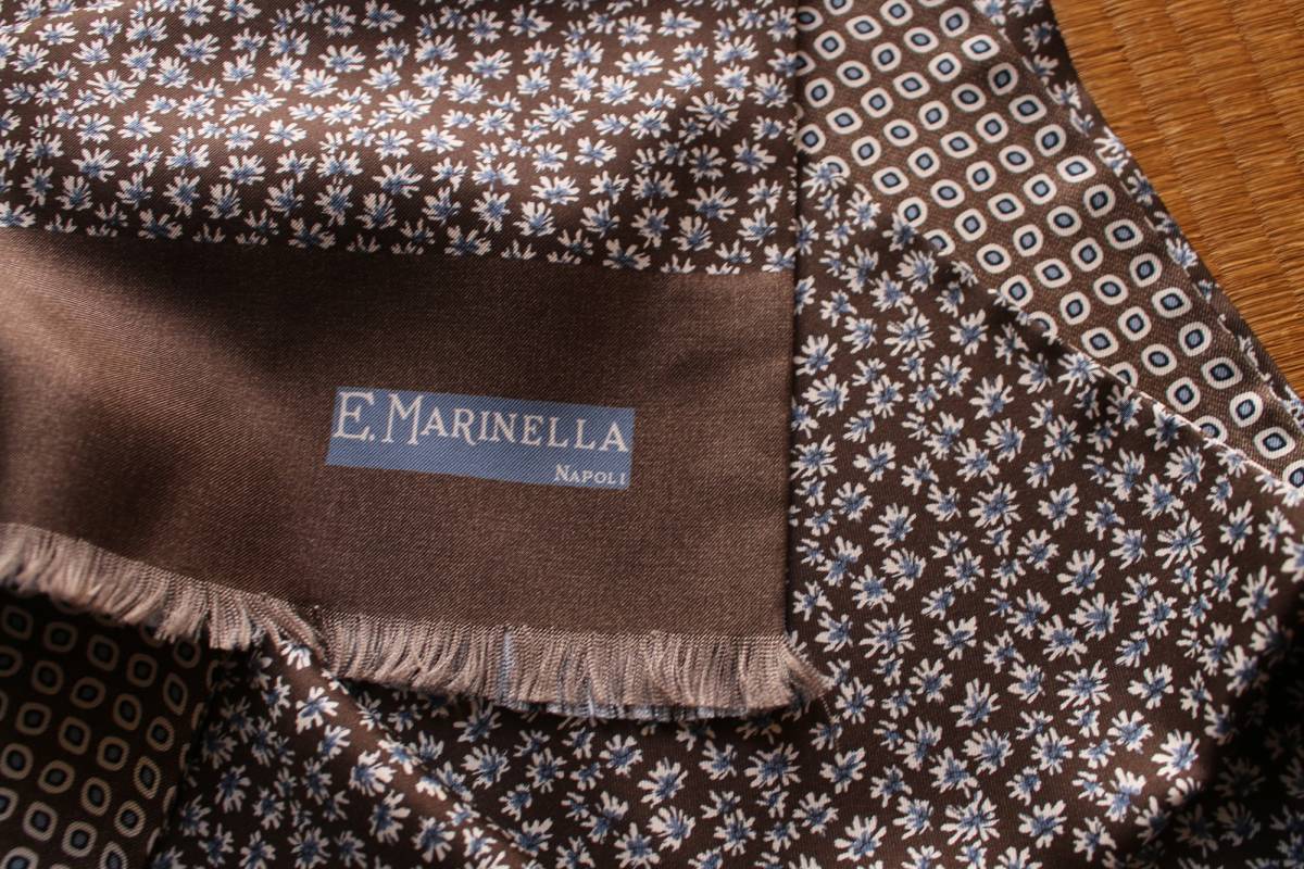 【超お買い得!】 未使用 E.Marinella マリネッラ シルク100%ストール ブラウン×ブルー アズーロエマローネ Wフェイス Napoli ストール一般 【超お買い得!】 未使用 E.Marinella マリネッラ シルク100%ストール ブラウン×ブルー アズーロエマローネ Wフェイス Napoli ストール一般