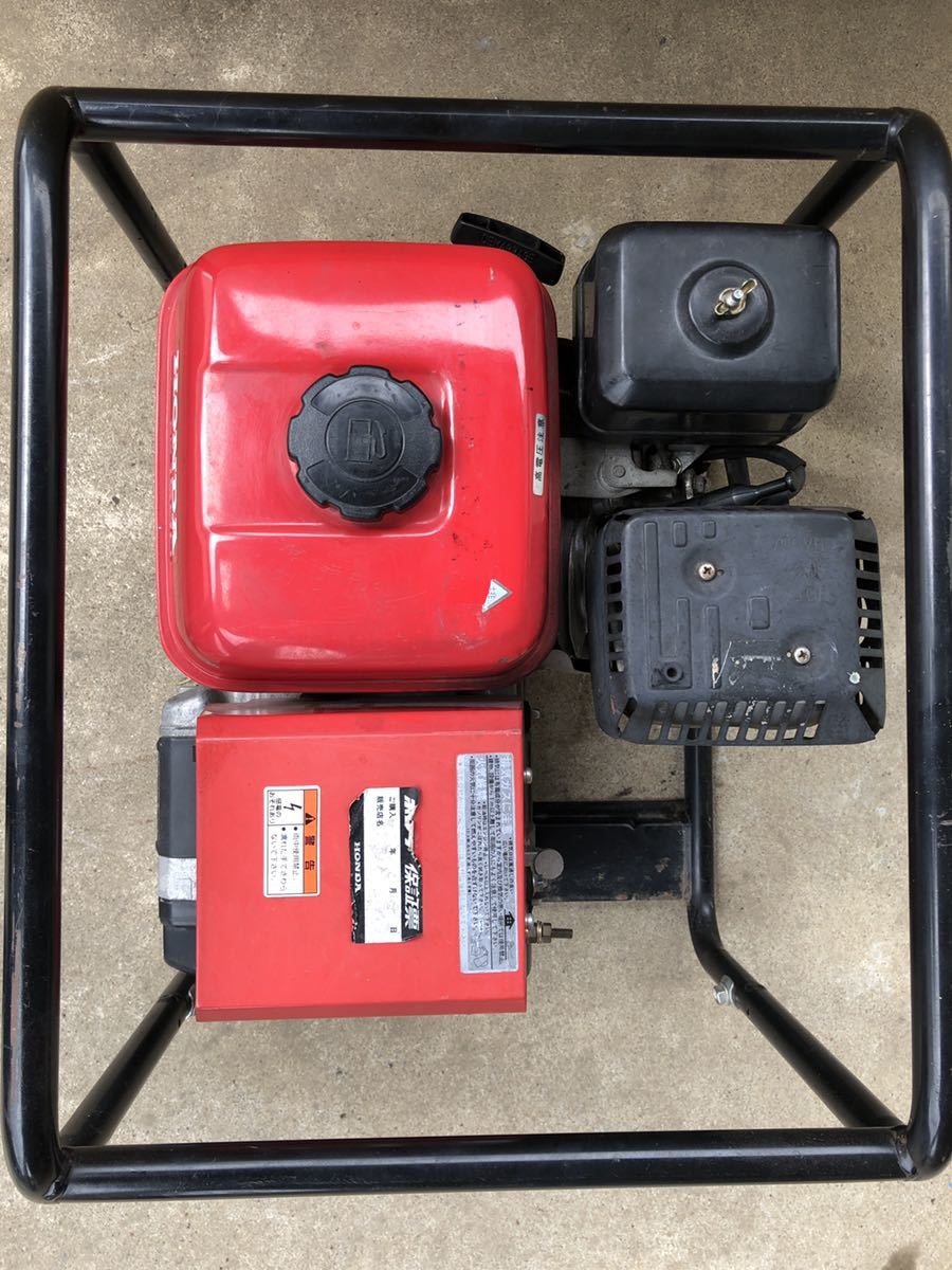 作動良好 HONDA エンジン発電機 EG1500 1.5Kw 60Hz 発電機 作動良好 HONDA エンジン発電機 EG1500 1.5Kw 60Hz 発電機