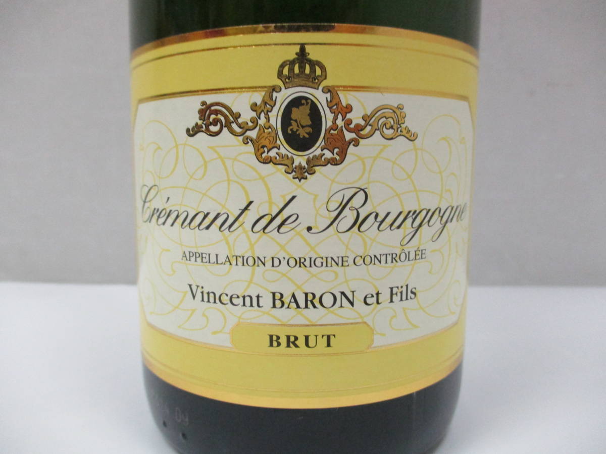 ヴァンサン・バロン クレマン・ド・ブルゴーニュ Vincent Baron et Fils Cremant de Bourgogne Brut 750ml 未開栓_画像5
