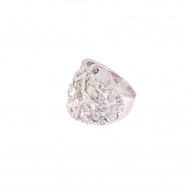  Chanel comet ring WG white gold used 