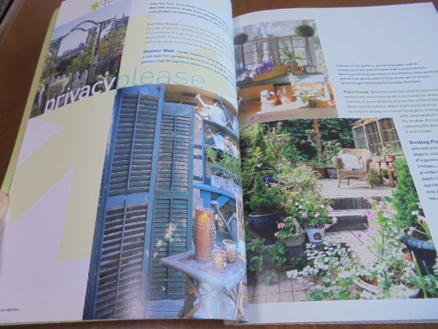 洋書ガーデンスタイルインテリア　Garden Style Ideas　緑のある部屋　ヒント　インスピレーション　ベターホーム