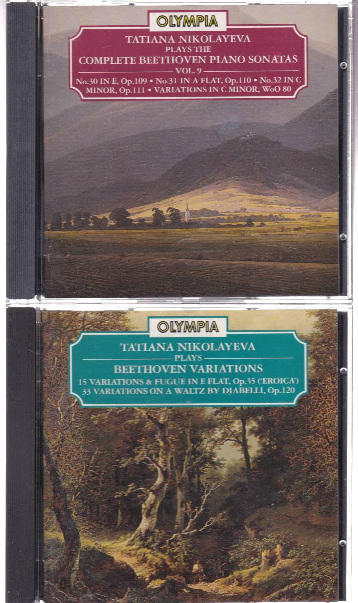 ♪OLYMPIA♪ニコラーエワ ベートーヴェン ピアノソナタ全集 １０CD