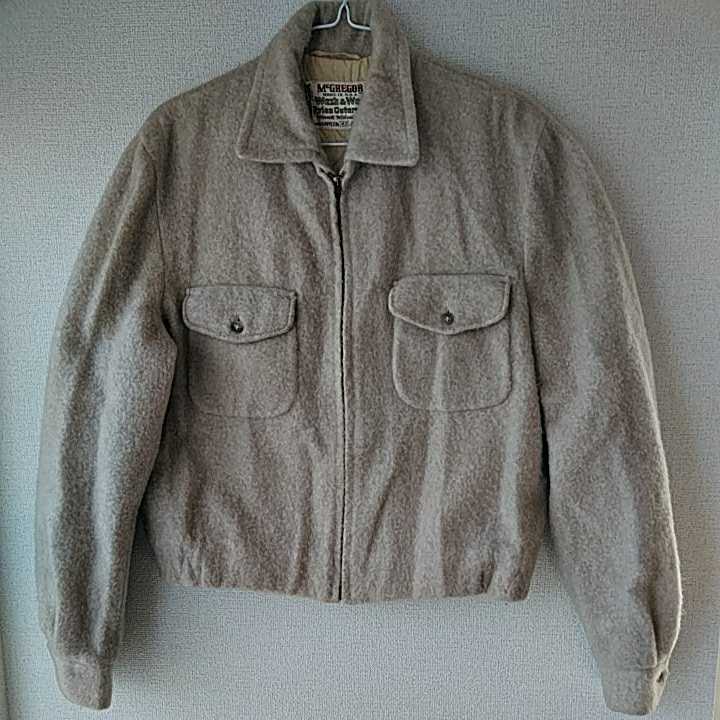 50s 60s VINTAGE McGREGOR マクレガー NYLON ナイロン ジャケット ...