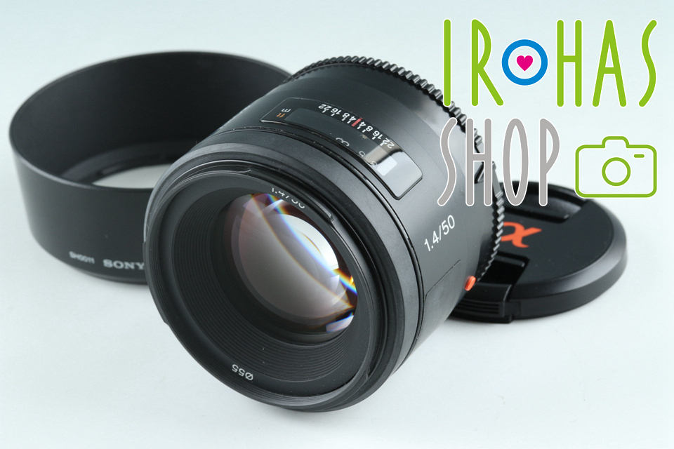 有名ブランド F/1.4 50mm Sony Lens #40383G1 AF Sony for ソニー、ミノルタ